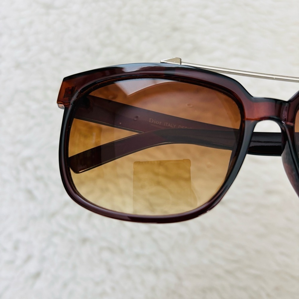 Christian Dior Brown Gradient Women Square Oversized Sunglasses - Picture 10 of 15